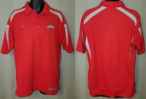 Ohio State Buckeyes scharlachrotes Nike Polyester Trainer Poloshirt - Herren Medium - Bild 1 von 8