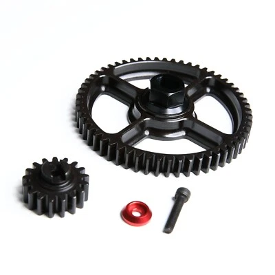 GTBRACING GTB Steel 57T & 17T Spur Gear set for 1/5 RC Car HPI km rv baja 5b ss 5sc Part