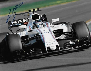 Signed Lance Stroll Williams Martini Racing Formula 1 8x10 Photo #1 Original - Picture 1 of 2