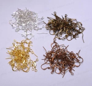 Envío Gratuito 200 Piezas GANCHO PARA PENDIENTES BOBINA ALAMBRE PARA JOYERÍA Hacer Hallazgos - Imagen 1 de 21
