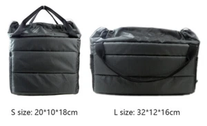 Protective Bag Padded Insert Liner Case For SLR Camera Lens and DSLR Accessories - Picture 1 of 15