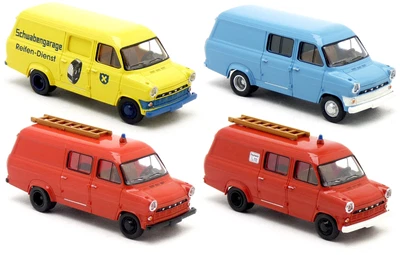 Brekina - Ford Transit Halbbus 1970 TSF Transporter Modelle Auswahl 1:87 H0