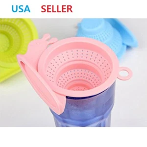 Silicone Tea Leaves Strainer Tea Filter Infuser Multi Use Sink Strainer Drainer - Picture 1 of 7