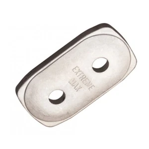 "Paquete de 24 respaldos dobles rectangulares de aluminio rectangulares Extreme Max 5900.5603 se adapta a 5/16" - Imagen 1 de 2