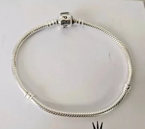 Genuine Silver Pandora Moments Snake Charm Bracelet 19cm 925 ALE - Picture 1 of 9