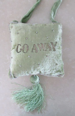 Almohada perilla puerta noche boda "bienvenido/away" Foto 1 de 4