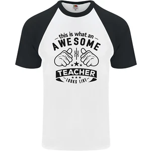 Increíble Camiseta De Béisbol De Hombre S/S Con Diseño Divertido De Maestro - Imagen 1 de 50