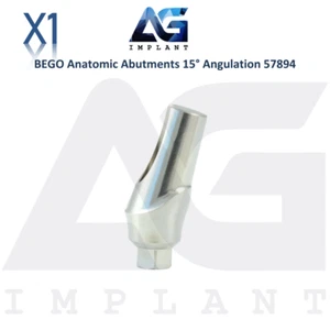 Anatomische Prothetik abgewinkelt 15° kompatibel mit BEGO® Ø4,3mm - 57894 Dental - Bild 1 von 4
