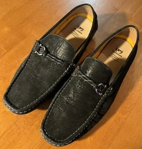 Phatfarm Comfort Tech Men's Black Loafer Shoes Size 12 Logo & Rope Detail - Picture 1 of 16
