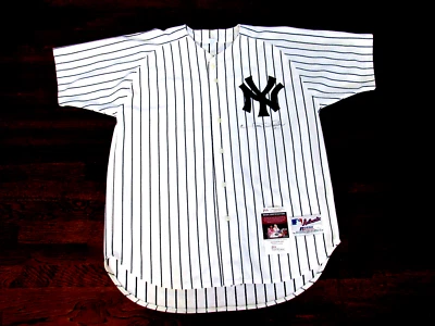 GARY SHEFFIELD 2004-06 NEW YORK YANKEES SIGNED AUTO AUTH RUSSELL GAME JERSEY JSA - Image 1 of 4
