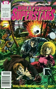 HOLLYWOOD SUPERSTARS #1-5 (Evanier & Spiegle, Epic Comics, 1990-91) - VF/NM - Picture 1 of 5