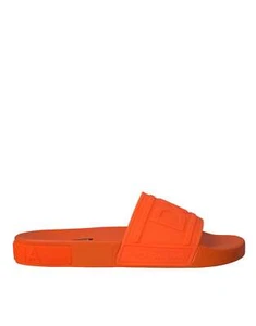 Dolce & Gabbana Orange Rubber Slides Sandals Beachwear Shoes - Picture 1 of 8