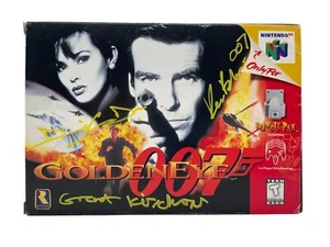 Grant Kirkhope David Doak +1 Firmado GoldenEye 007 Autógrafo N64 Caja Juego Certificado de Autenticidad JSA - Imagen 1 de 16