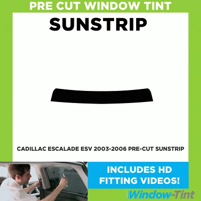 Tira solar tintada precortada - para Cadillac Escalade ESV 2003-2006 - 5 % limusina interna Foto 1 de 4