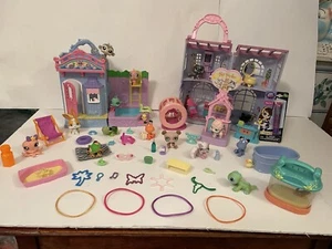 littlest pet shop 14 pets Pet parlor & playing In Pool/Accessories/silly Bands - Picture 1 of 12
