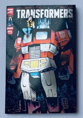 Transformers #1 Daniel Warren Johnson Cover Exclusive Metallic Foil LTD to 250 - Image 1 of 4
