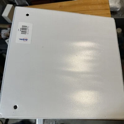 Avery Heavy-Duty View Binder 3" Locking One-Touch Rings, 8.5" x 11" White - Image 1 of 4