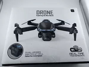 1080P Video Drone HD Camera and a 90° adjustable lens 360° flip Compact foldable - Picture 1 of 9