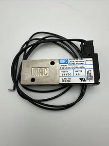 Mac 44C-AAA-GDFA-1KA Solenoid Valve, 5-Port 2-Position, 24VDC, 120psi - Picture 1 of 3