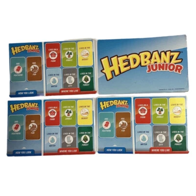 Spin Master Hedbanz Junior REPLACEMENT 4pc Clue Card Mats - Image 1 of 2