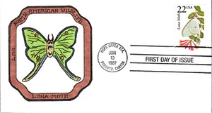 #2293 Luna Moth LMG FDC (20319872293001) - Picture 1 of 1