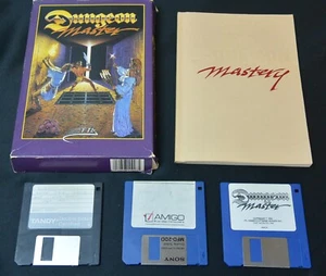 Commodore Amiga Computer Dungeon Master Mastery - scatola, dischi e documenti A5 - Foto 1 di 1