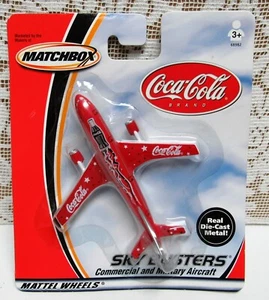MATCHBOX Coca-Cola Coke Die Cast Metal SKY BUSTERS Airplane Toy Mint on Card - Picture 1 of 2
