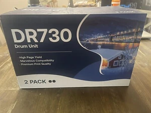 2-pak jednostki perkusyjnej dr730 do drukarki Brother HL-L2350DW L2370DW MFC-L2710DW - Zdjęcie 1 z 5