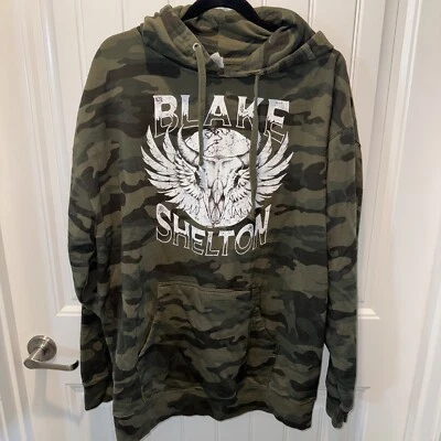 Blake Shelton Men's Camo Hoodie 2XL independent trading company - Image 1 of 4