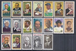 US, Black Heritage set 19 water activated stamps, MNH - Picture 1 of 1