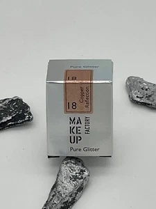 MAKEUP FACTORY Pure Glitter 18 COPPER REFLECTIONS Kupferfarbe Neu - Bild 1 von 3
