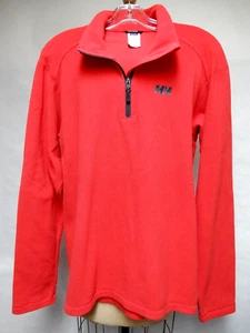 Helly Hansen Men's Red Polartec®  Microfleece 1/4 Zip Pullover Size L EUC - Picture 1 of 5