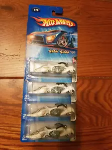 Hot Wheels 2005 W-OOZIE #078 Rebels Rides #3/5 set of 4 White - Picture 1 of 2