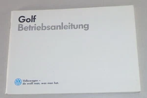 Manual De Instrucciones / Manual VW Golf 2/II Con GTI Y Syncro Fecha 07/1987 - Imagen 1 de 1