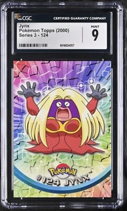 CGC 9 Jynx #124 Topps Series 3 2000 Pokemon Card - Picture 1 of 2