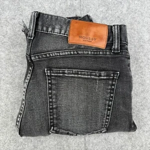 Moussy Vintage Damen Skinny Schwarz Distressed Denim Hose Jeans 27 - Bild 1 von 10