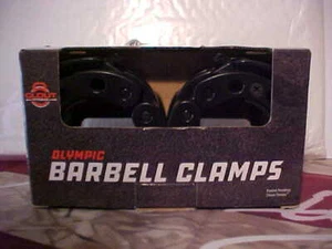 Set of 2 Clout Olympic Barbell Clamps NEW Weightlifting - Picture 1 of 7
