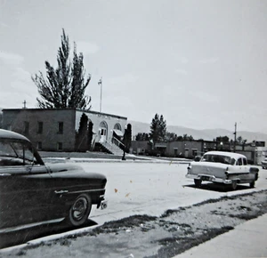 Fairview Sanpete County Utah Photo US Post Office Library Snapshot Cars 1955 - Picture 1 of 4