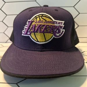 New Era Los Angeles Lakers HatCap VTG Fitted 8 Hats Y2K Rare HTF Wool Made In US - Picture 1 of 13