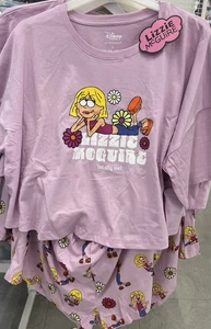Disney Lizzie McGuire Shorts Pyjama Set UK Size 4-24 2XS-2XL - Picture 1 of 1