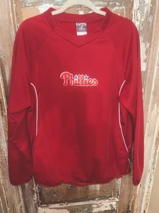Pullover rojo majestuoso de los Philadelphia Phillies - talla adulto sin etiqueta - Imagen 1 de 11