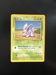NIDORAN - 55/102 - Base Set - Pokemon Card - NM - Picture 1 of 2