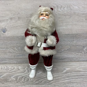 De colección Harold Gale Papá Noel Terciopelo Rojo 15" Coca Coca - Imagen 1 de 15