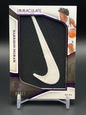 2024-25 Panini Immaculate Harrison Ingram RC Purple NIKE JUMBO PATCH FOTL /12 💜 - Image 1 of 4