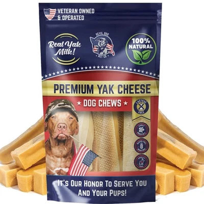 . Queso de Yak del Himalaya Masticables para Perros, Grande - Paquete de 3, 100% Natural y Saludable, Lac... Foto 1 de 4