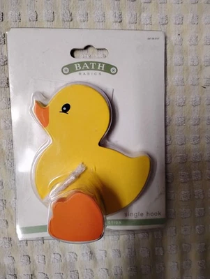 Bath Basics Essentials Collection De Colección Objetivo Madera Goma Pato Gancho Único Baño Foto 1 de 4