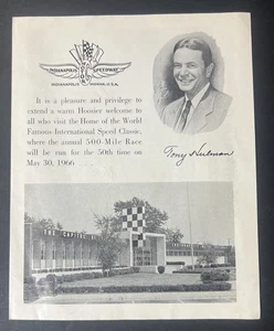 Indianapolis Motor Speedway Indy 500 Prospekt/Booklet (1966) - Bild 1 von 19