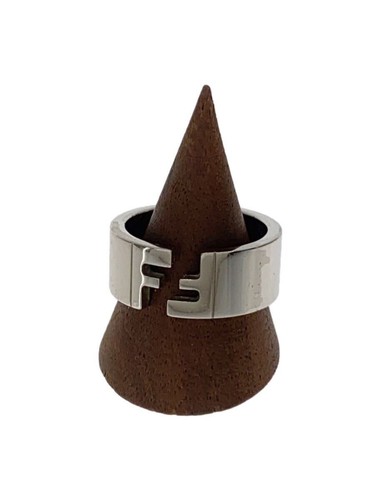 Anello FENDI SLV uomo colorazione rutenio