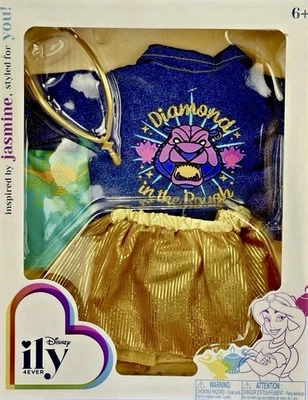 Disney Princess Outfit ILY 4 Ever (for 18" doll) Inspired by Jasmine NEW - Image 1 of 4