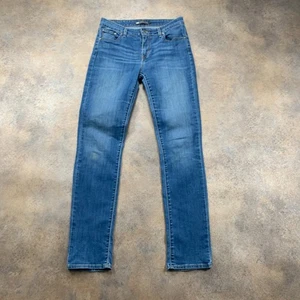 LEVI'S Demi Curve Jeans Womens (29 Inch Waist) (32 Inch Leg) Slim Fit Blue - Picture 1 of 14